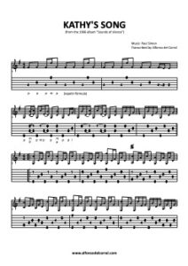 Paul Simon - Kathy's Song